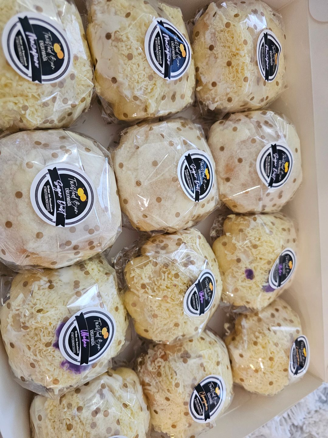 Ensaymada 1 dozen minimum (regular size)