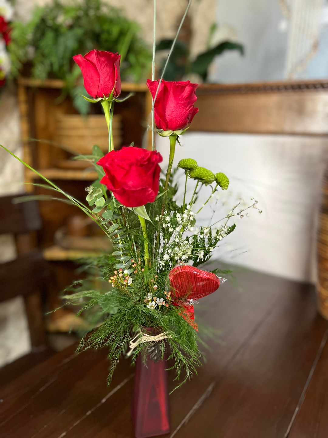 Trio in vase