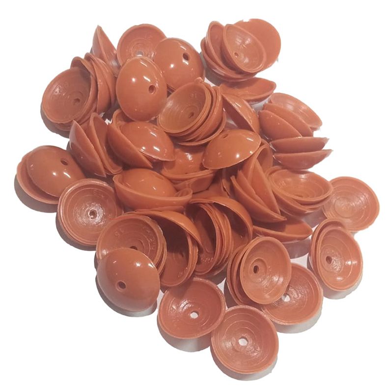 Roofing Nails Rubber Washers Brick Red 1 Packet (100Pcs)