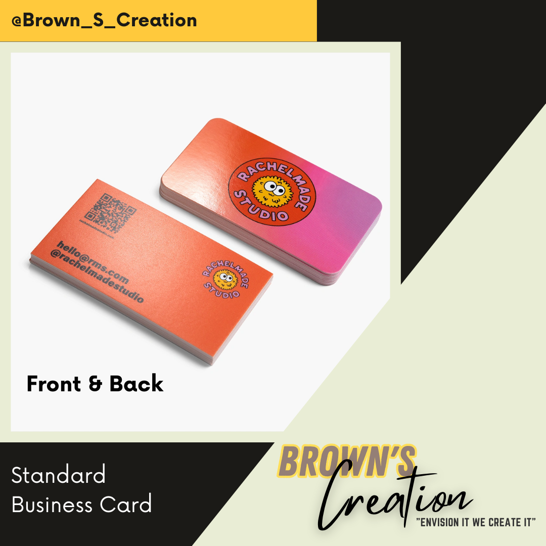 Standard Business Cards (Front & Back)