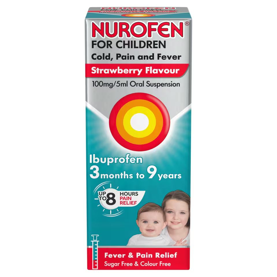 Nurofen Children Cold & Flu Strawberry 100Ml