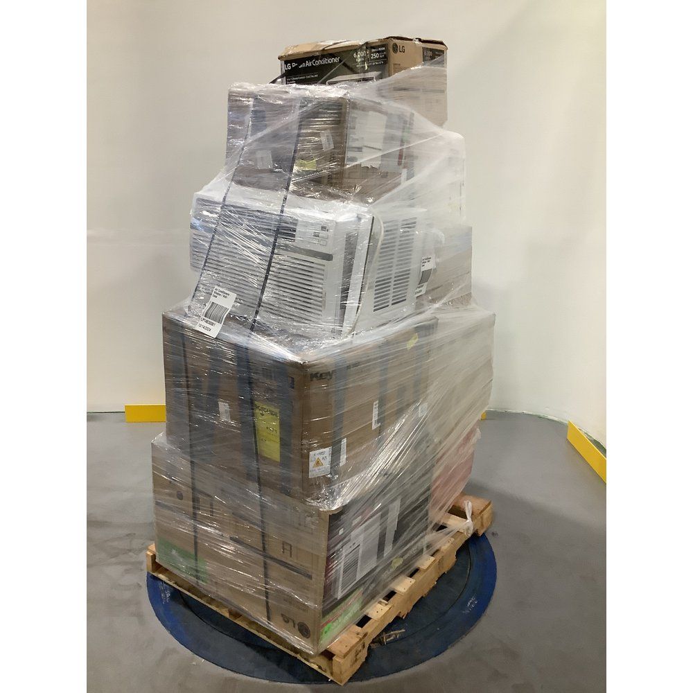 ruckload – 24 Pallets – 230 Pcs – Air Conditioners – Untested Customer Returns – Major Retailer