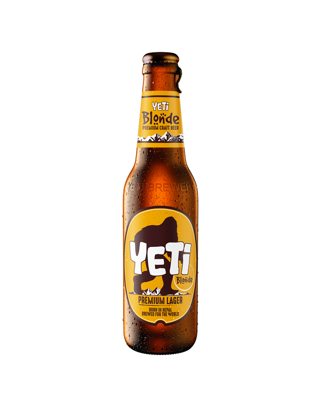 Yeti Blonde Premium Craft Lager Bottle 330ML