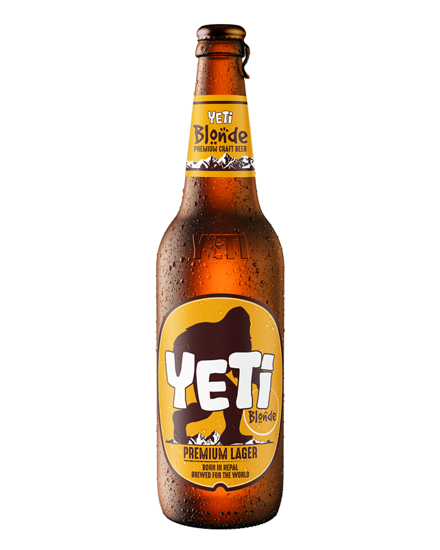 Yeti Blonde Premium Craft Lager Bottle 650ML