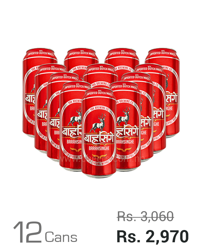 Barahsinghe Super Strong 500ML x 12 Cans