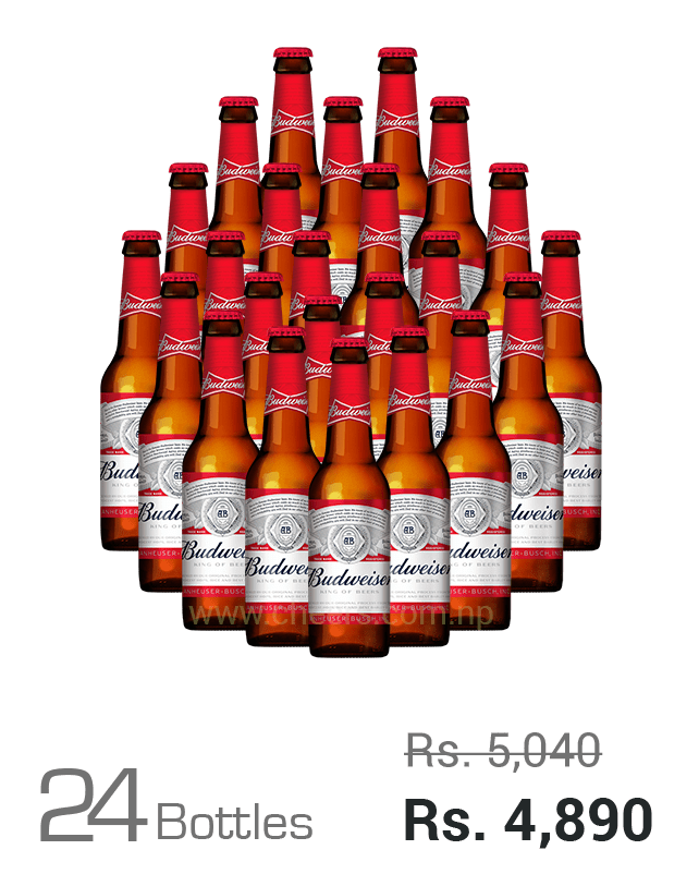 Budweiser Premium 330ML x 24 Bottles