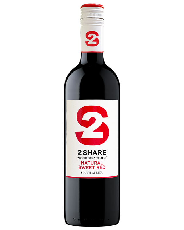 2 Share Natural Sweet Red 750ML