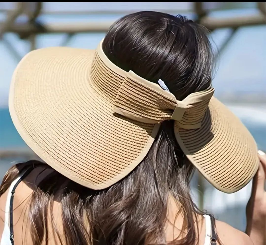 Perfect for Outdoor Hiking - Women's Straw Sun Protection Hat for Stylish Protection