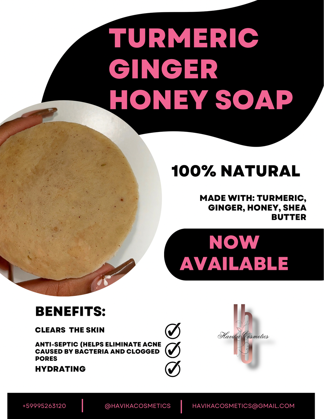 Turmeric Ginger Honey Soap