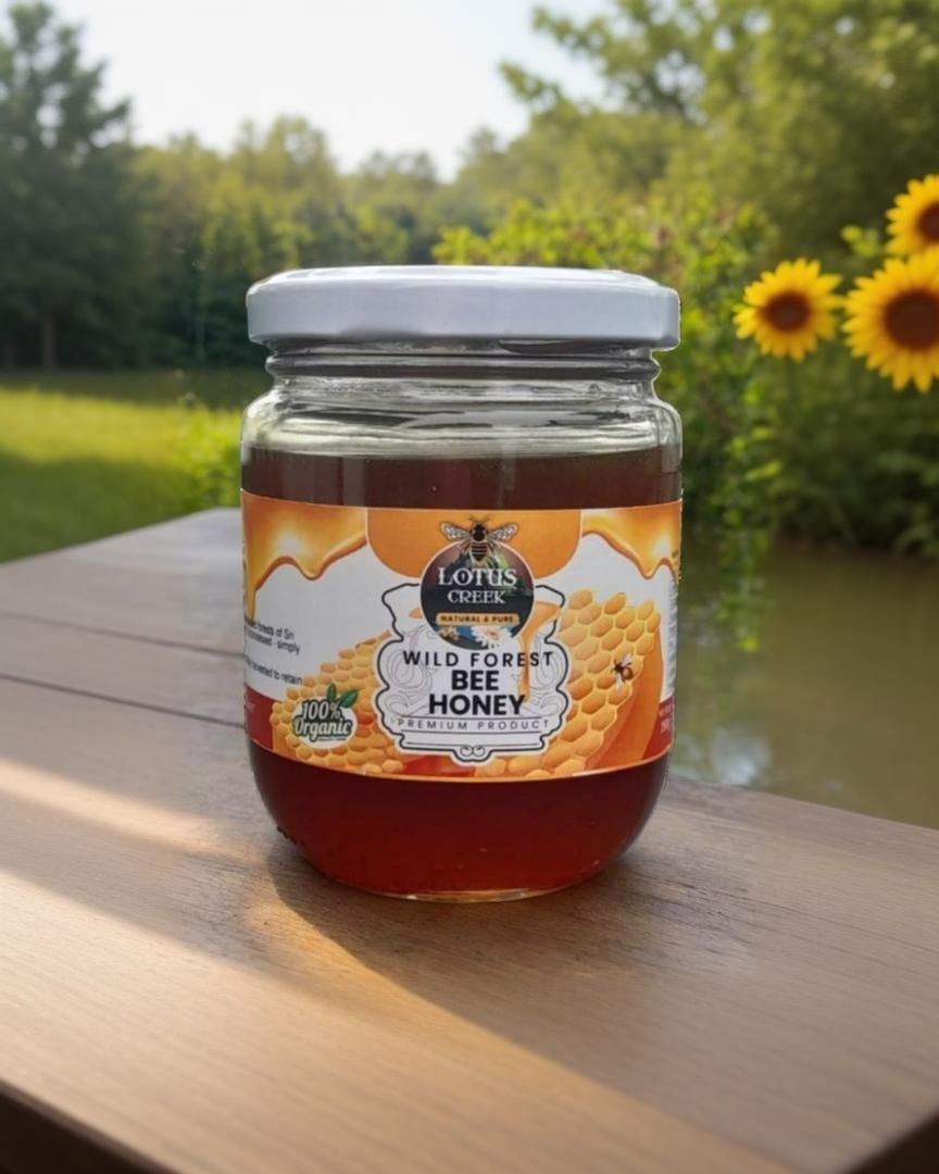 Raw Organic Bee Honey 250g