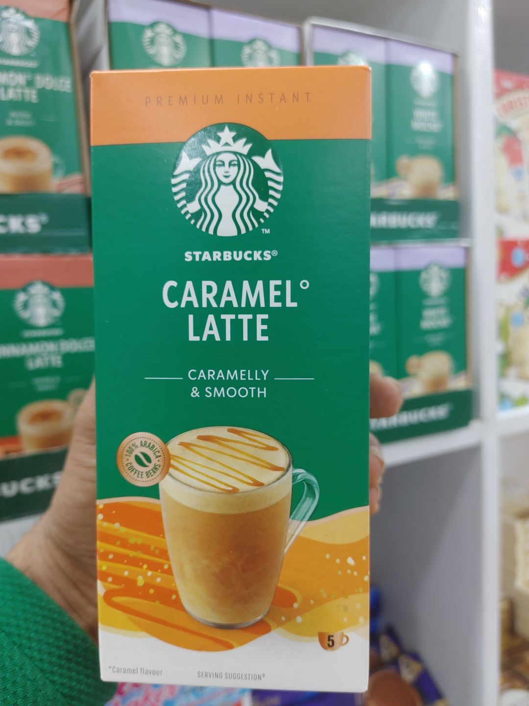 STARBUCKS® Caramel Latte – Caramel & Smooth (115g, Powder, Box)