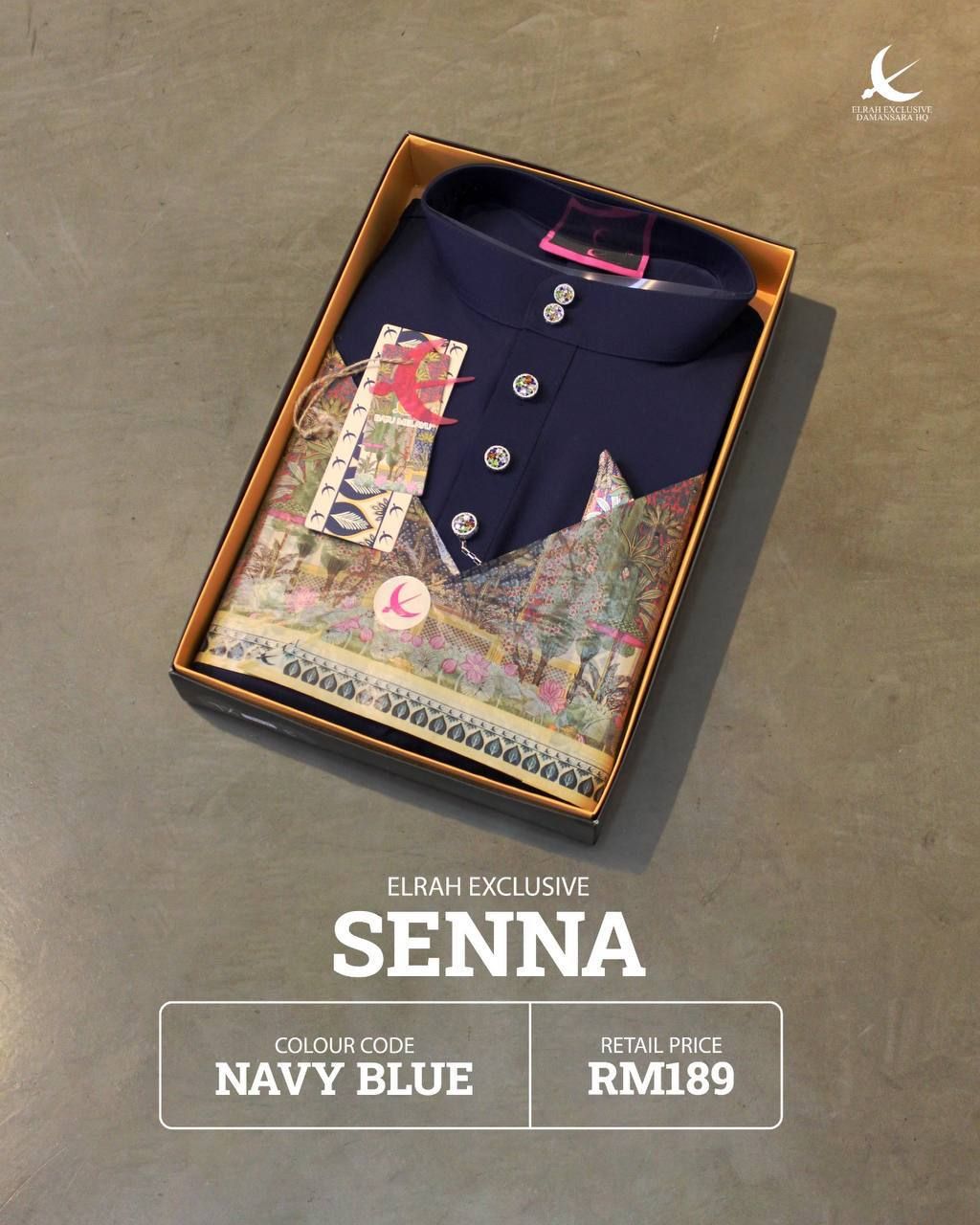 Elrah Exclusive Senna (Navy Blue)