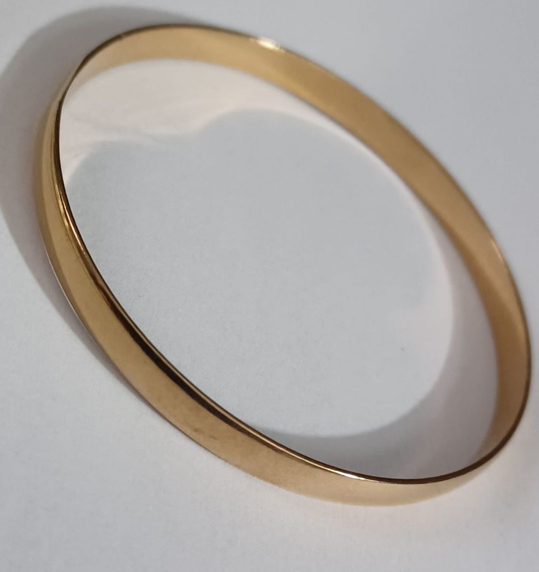 Rosegold Classic style Bangle (65mmx6mm)