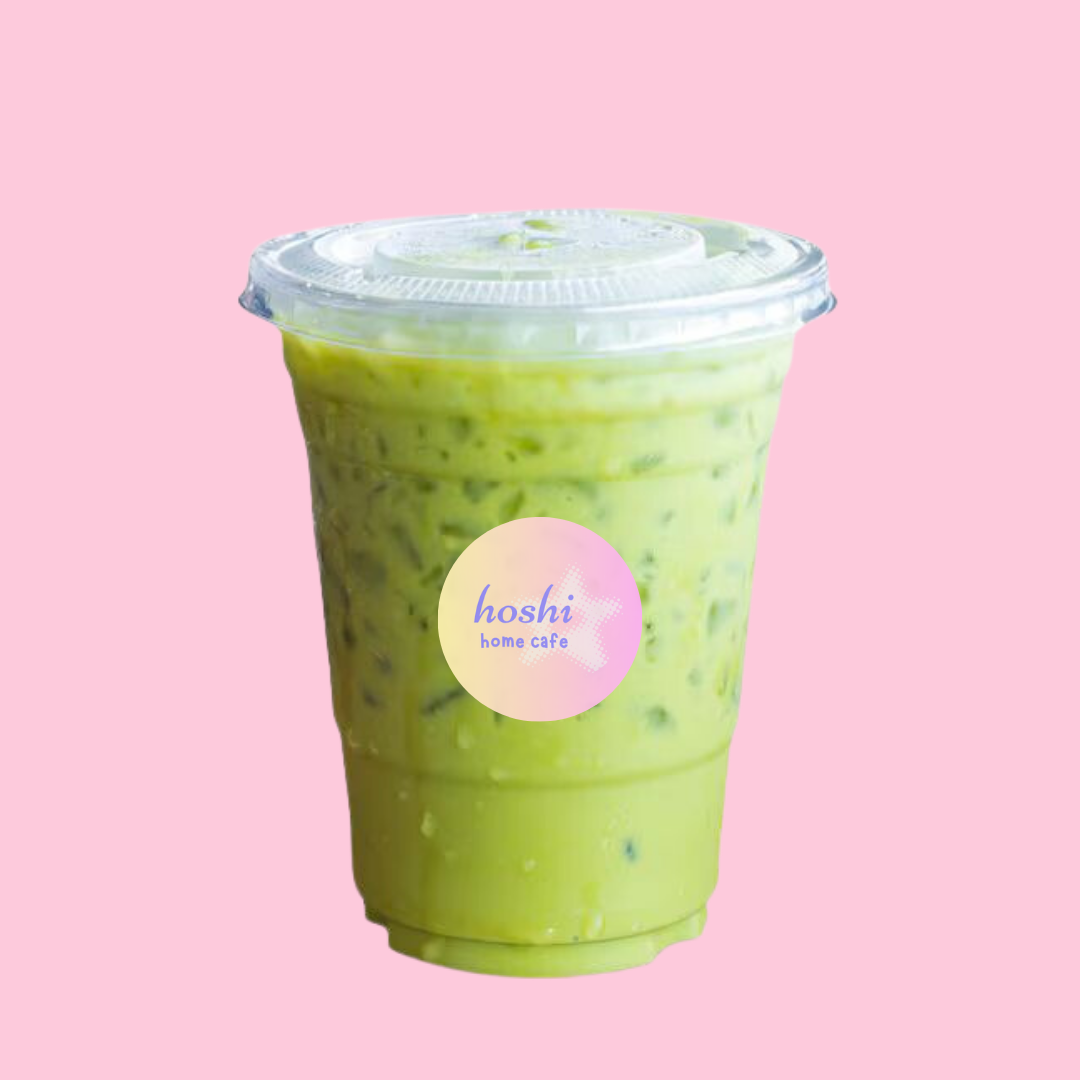 thai iced green milk tea 