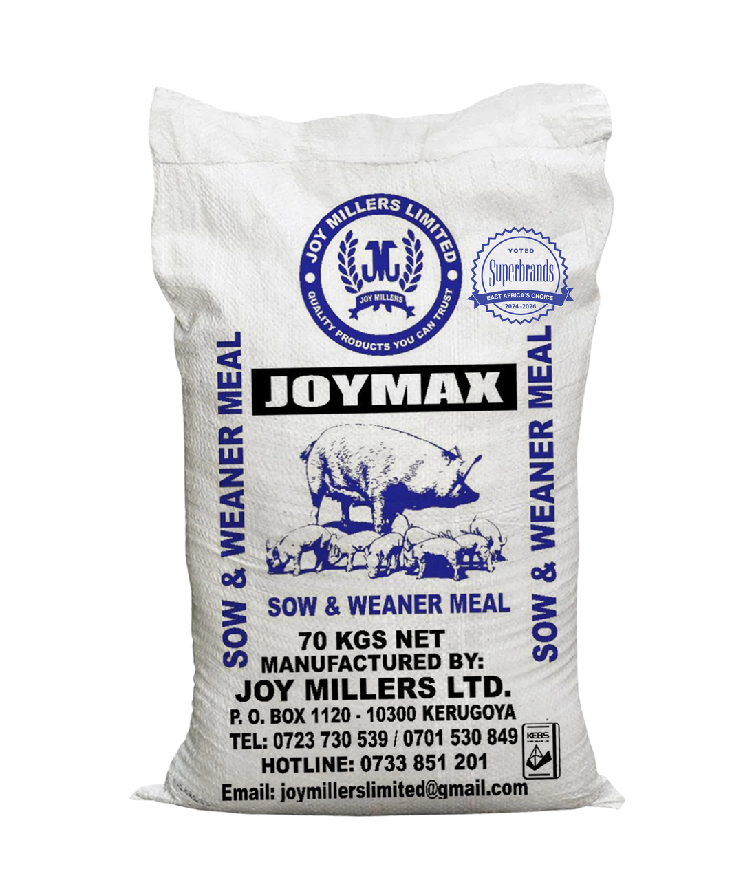 Joymax Sow & Weaner Meal 70KG 