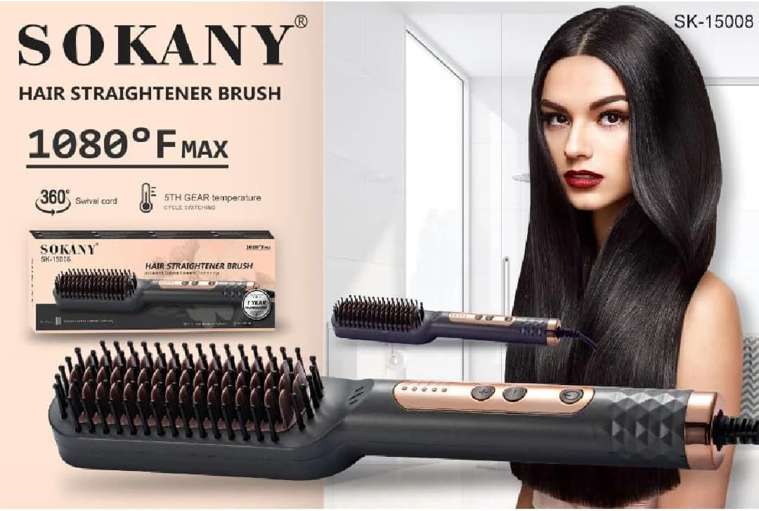 Sokany Hair Straightening Brush