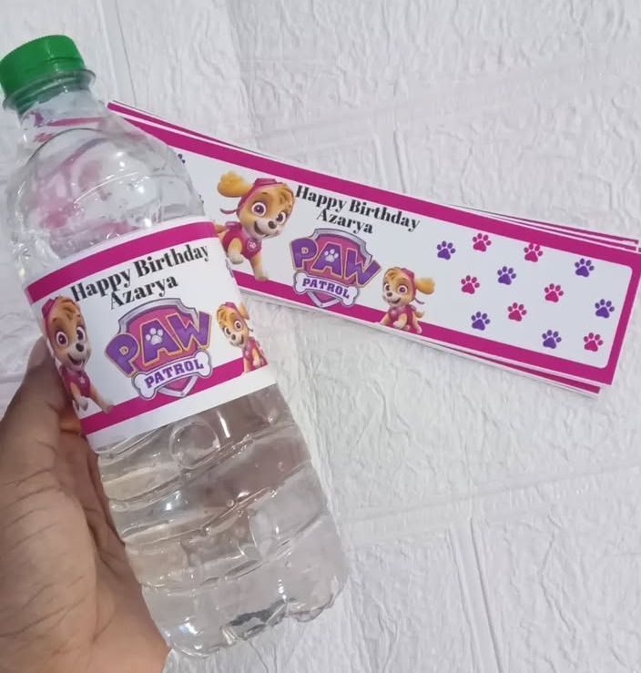 Water Bottle Labels