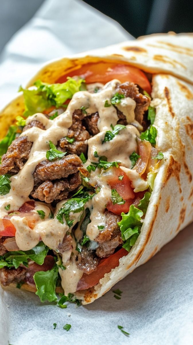 Jumbo Goat meat shawarma 