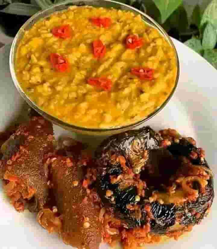 Premium Ukwa With Peppered Fish And Kpomo