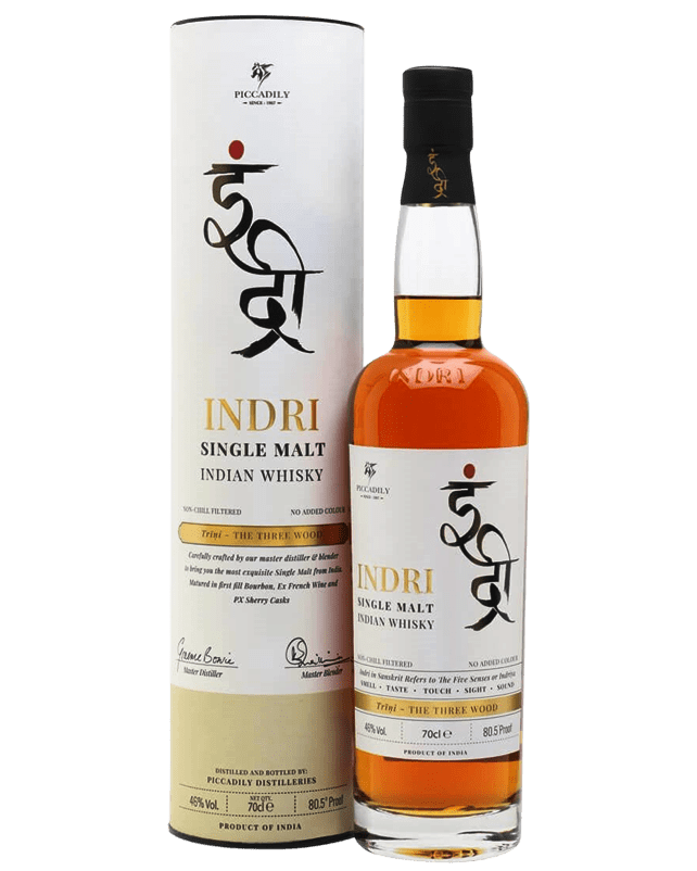 Indri Single Malt Indian Whisky 700ML