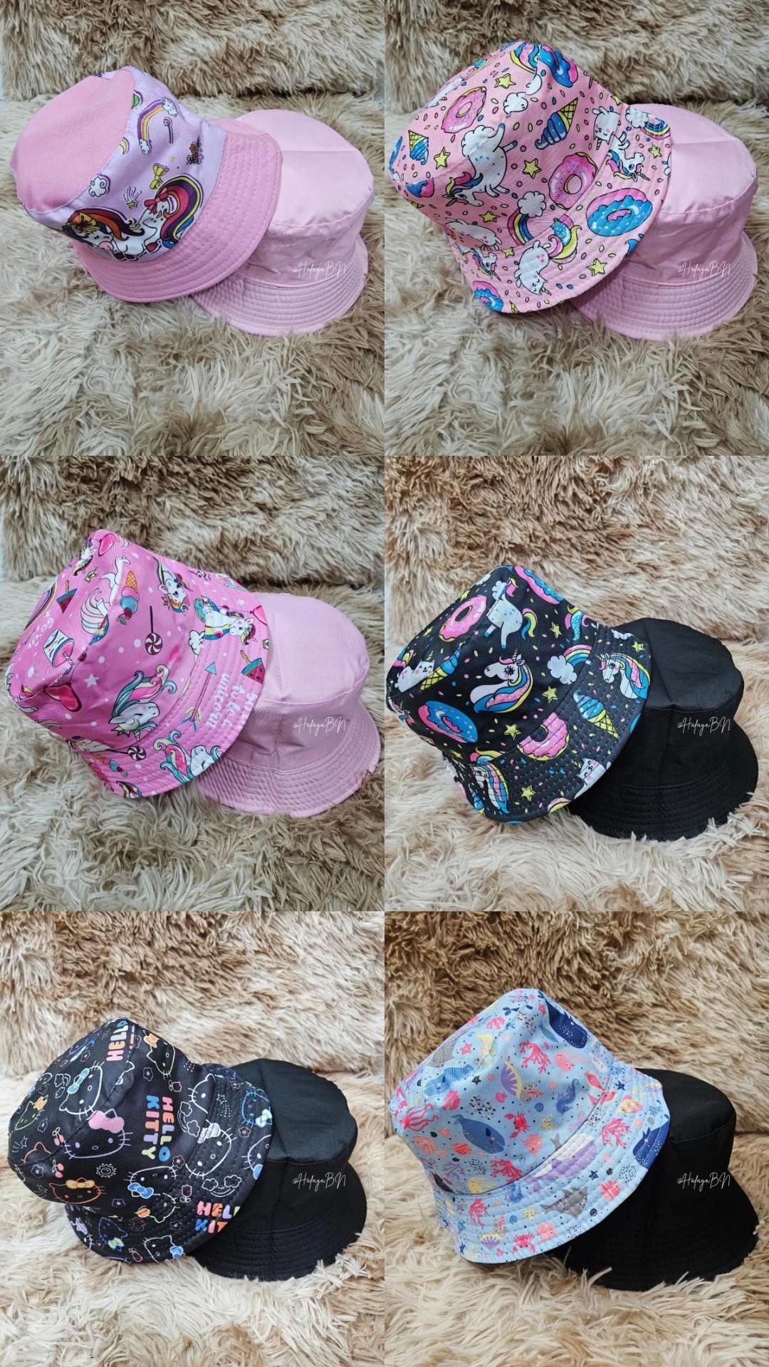 Kid's reversible bucket hat