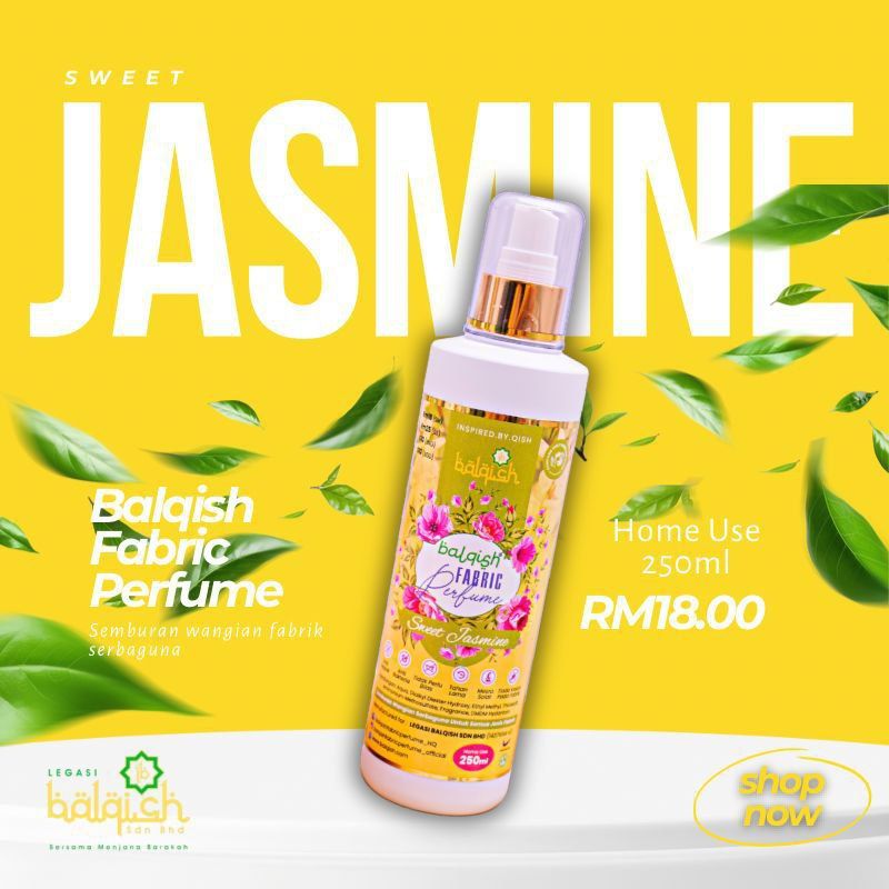 Balqish Fabric Perfume Sweet Jasmine