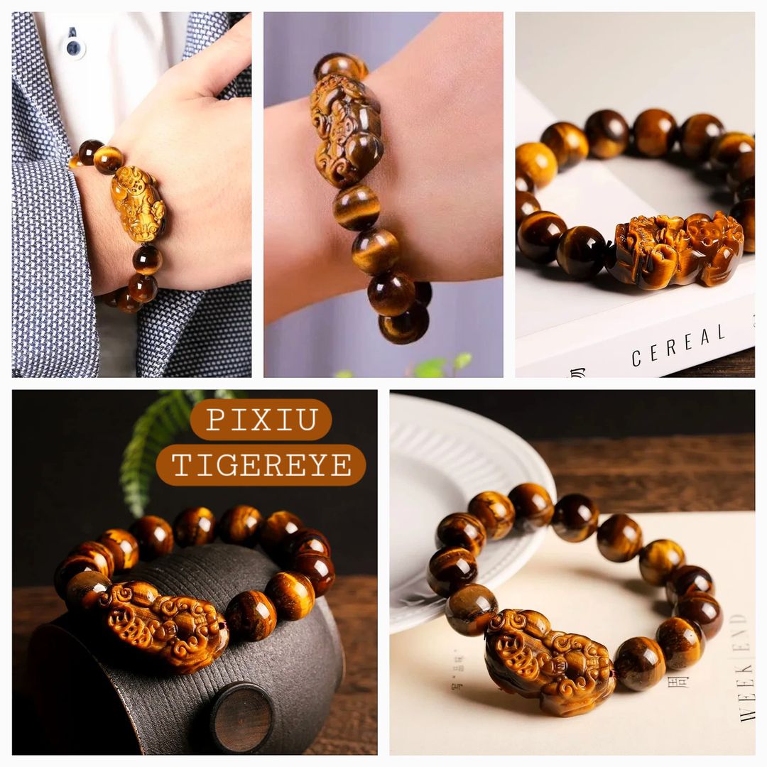 Pixui Tiger Eye Bangle 