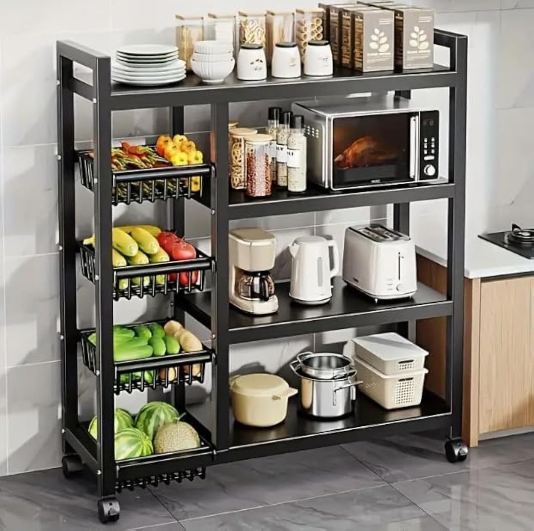 4 Tier kitchen storage microwave rack