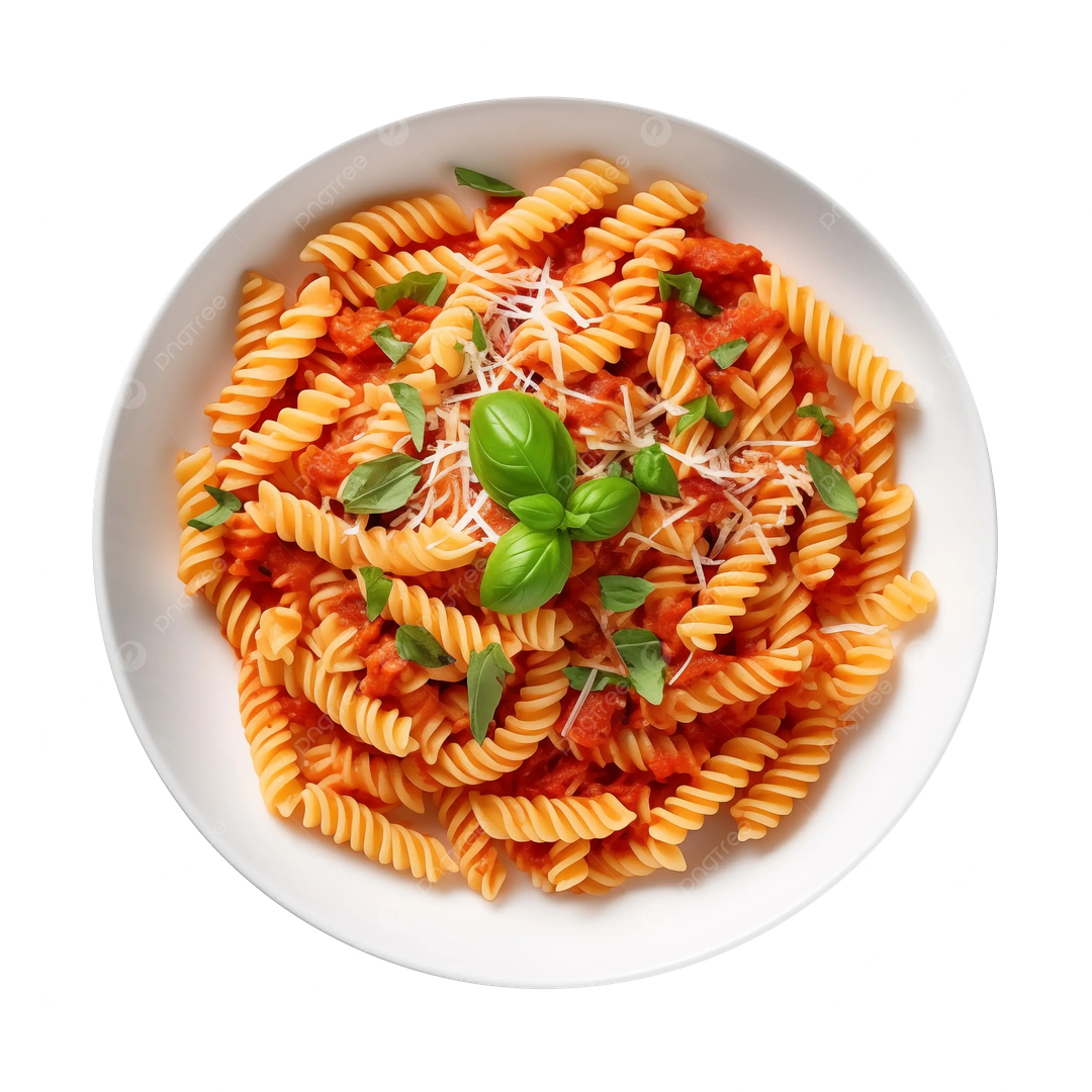 Fusilli en salsa de la casa