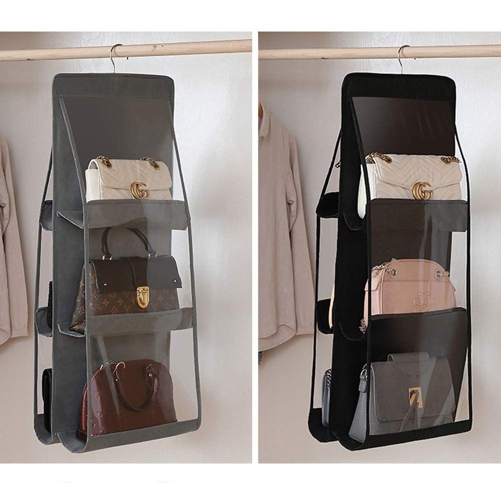 6 pocket hand bag organizer 