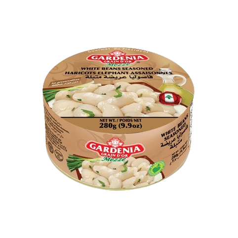 GARDENIA WHITE BEANS SEASONED 280G