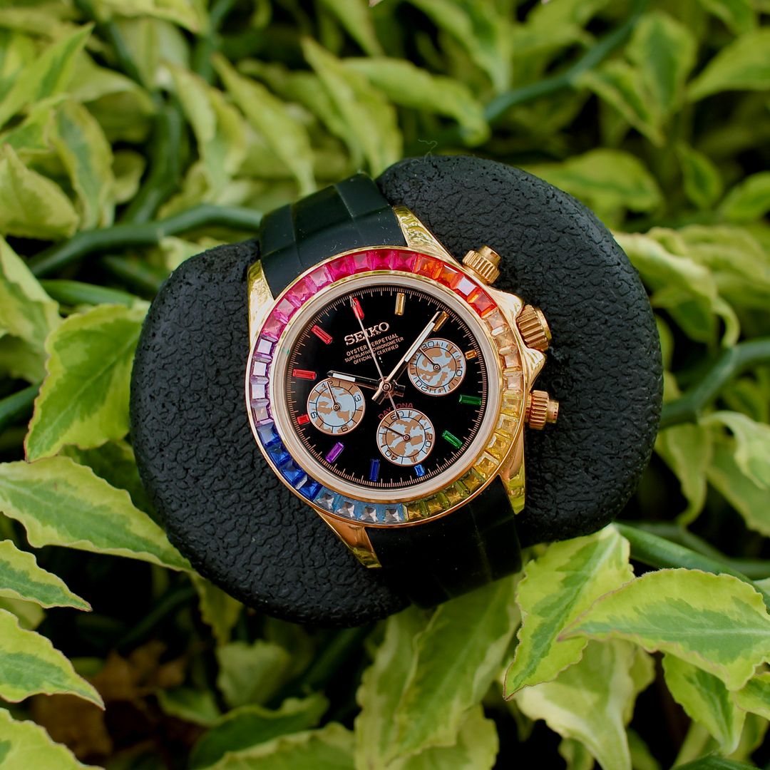 Rainbow Rose Gold Daytona