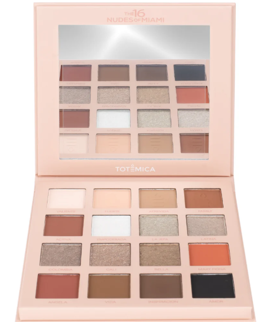 Paleta de Sombras The 16 Nudes Of Miami Totemica