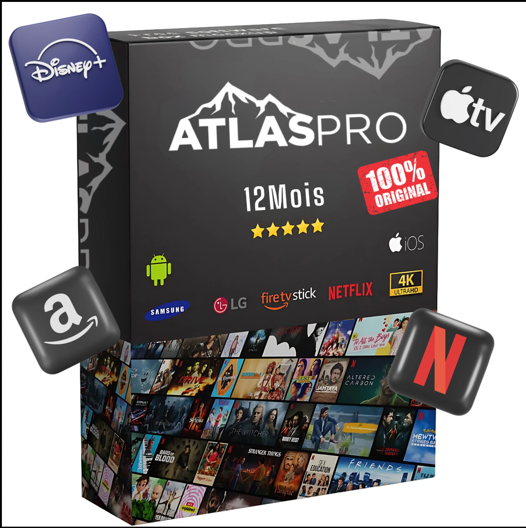 Abonnement Atlas Pro 12 Mois – Service Stable et Fiable