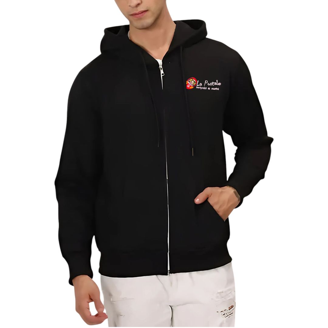 SUDADERA UNISEX NEGRA