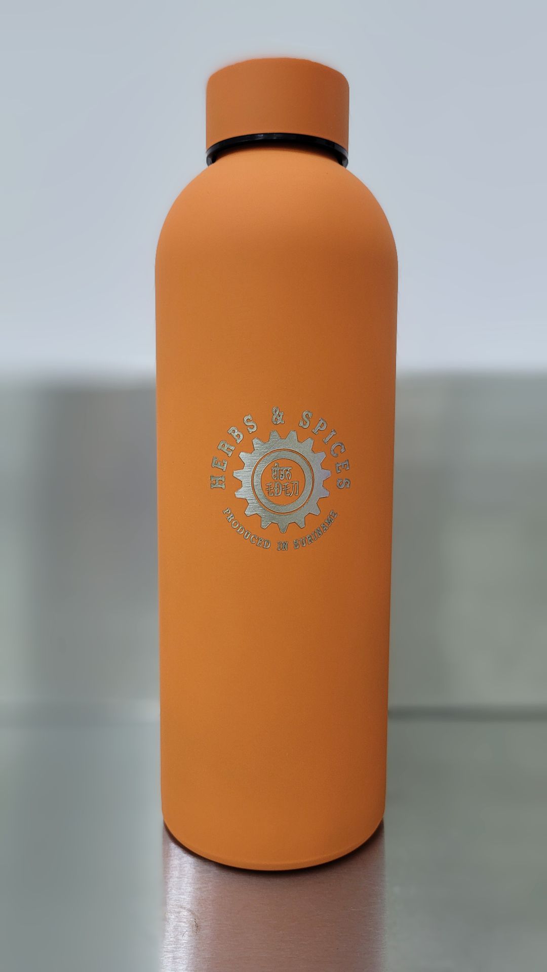 SS304 Double Layer Drinking Flask - Oranje