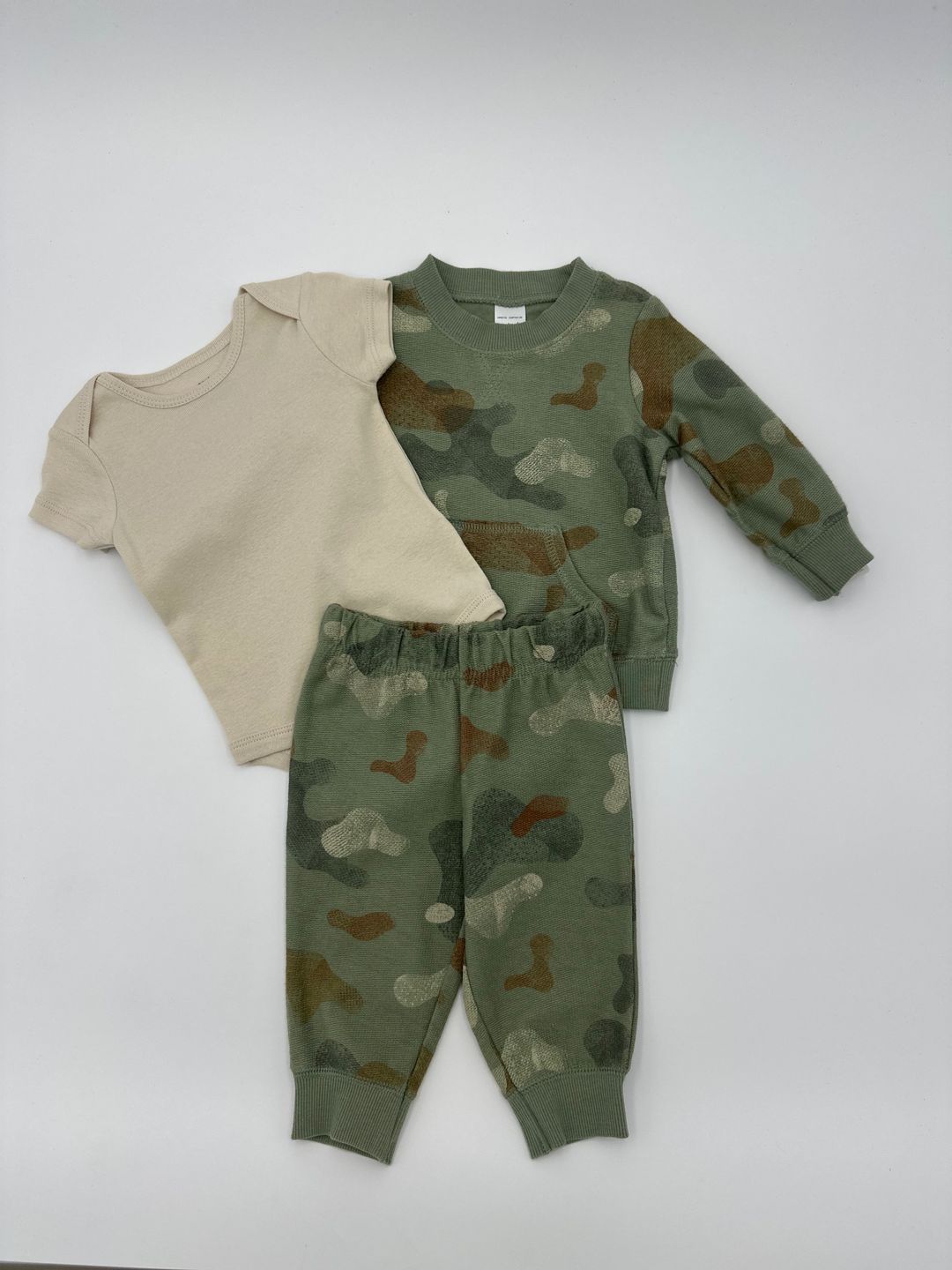  Set Carters Camuflaje Verde    