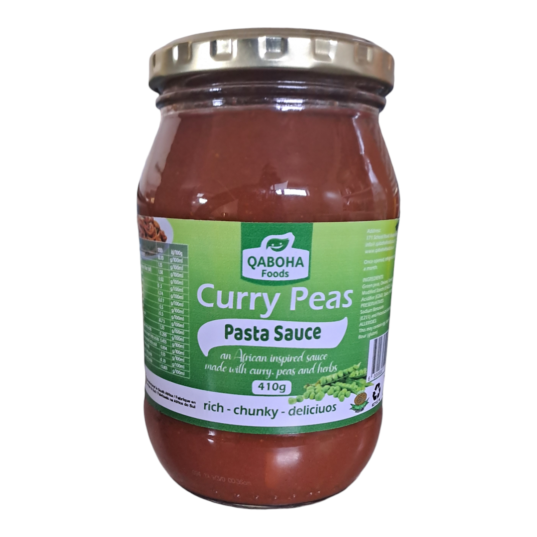 CURRY PEAS pasta sauce 410g 