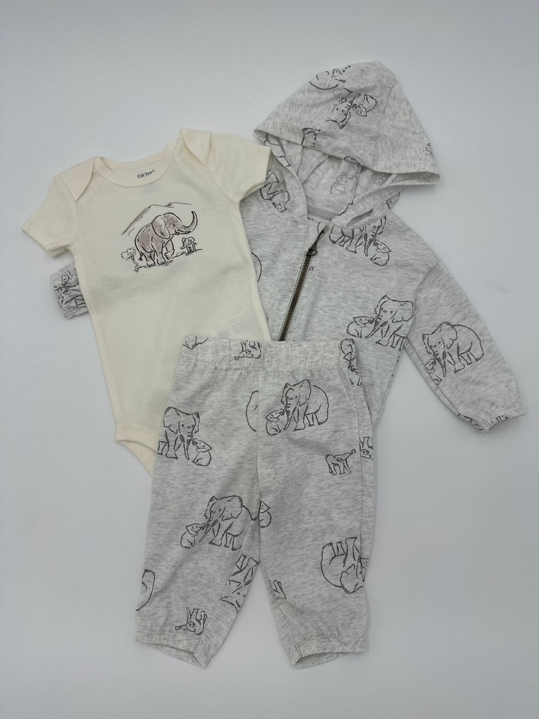  Set Carters Gris Elegante      