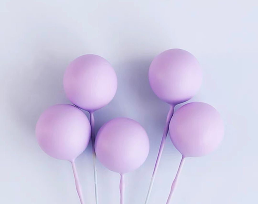 Light purple cake balls