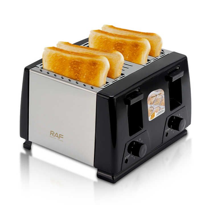 4 Slice Bread Toaster |RAF .505, 1300W