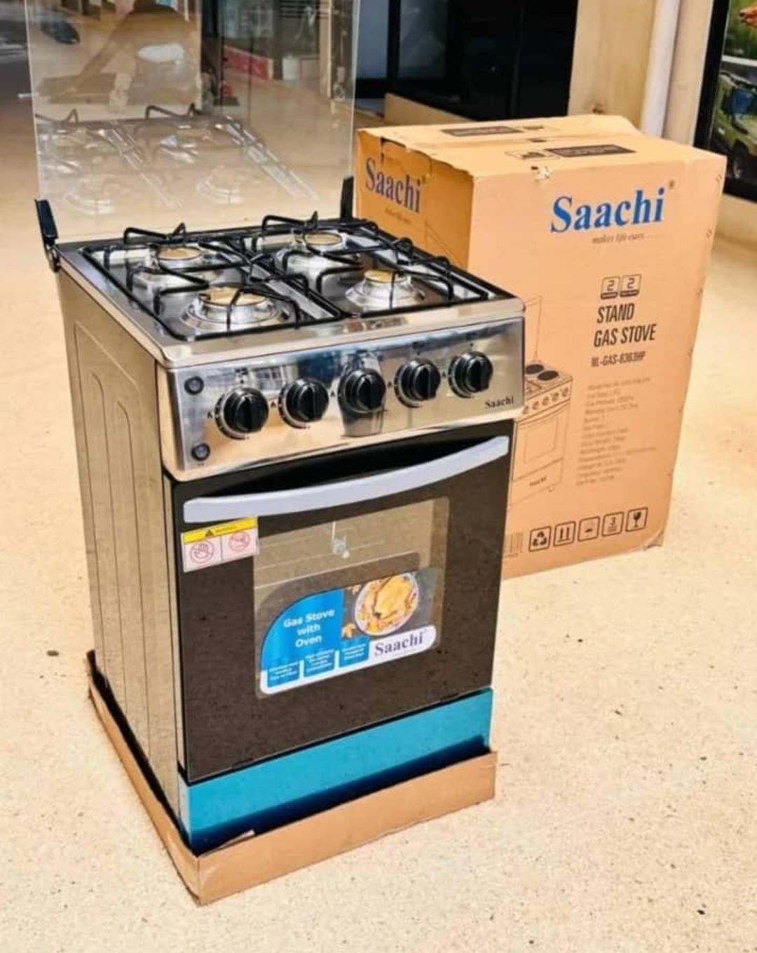 Saachi 4 Full gas Cooker NL-GAS-6361