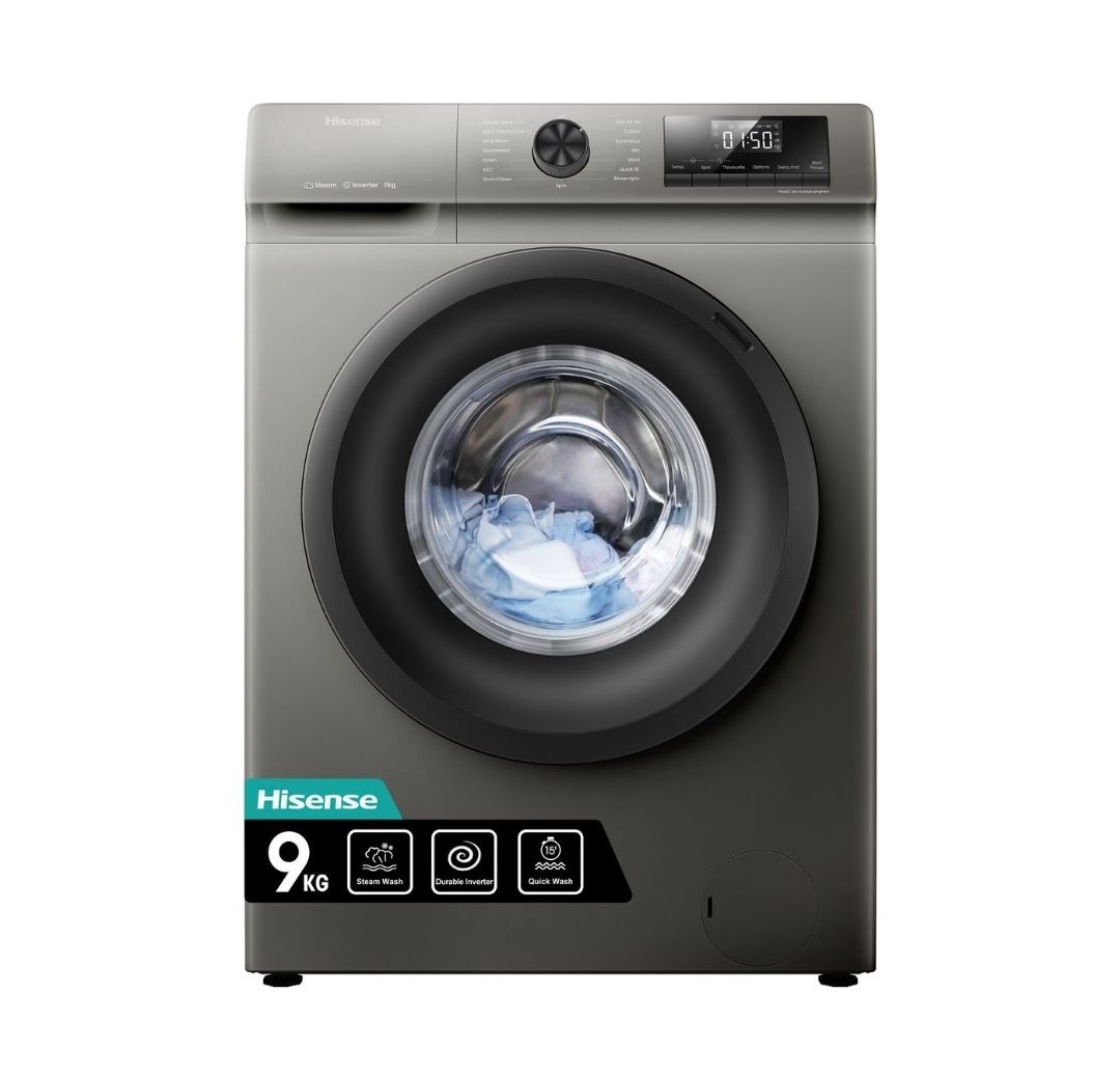 Hisense 9kg Front Load Washing Machine| WFQP9012VMT