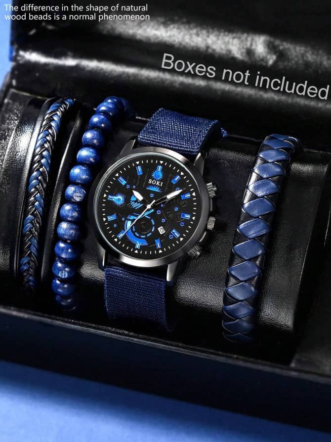 Montre bleu