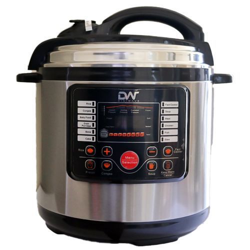 The Digiwave DWPC-1714 electric pressure cooker is a 9-liter, 1300W