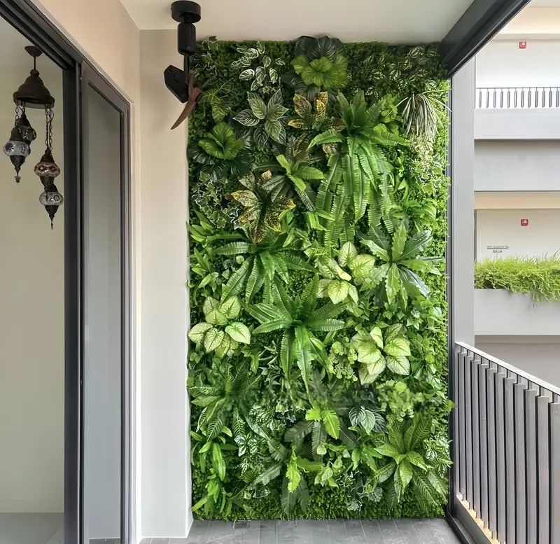 1pc Evergreen Artificial Plant Wall Panel 