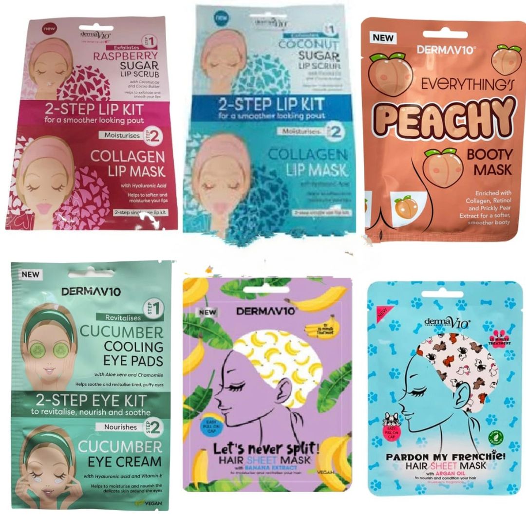 DermaV10 sheet masks 