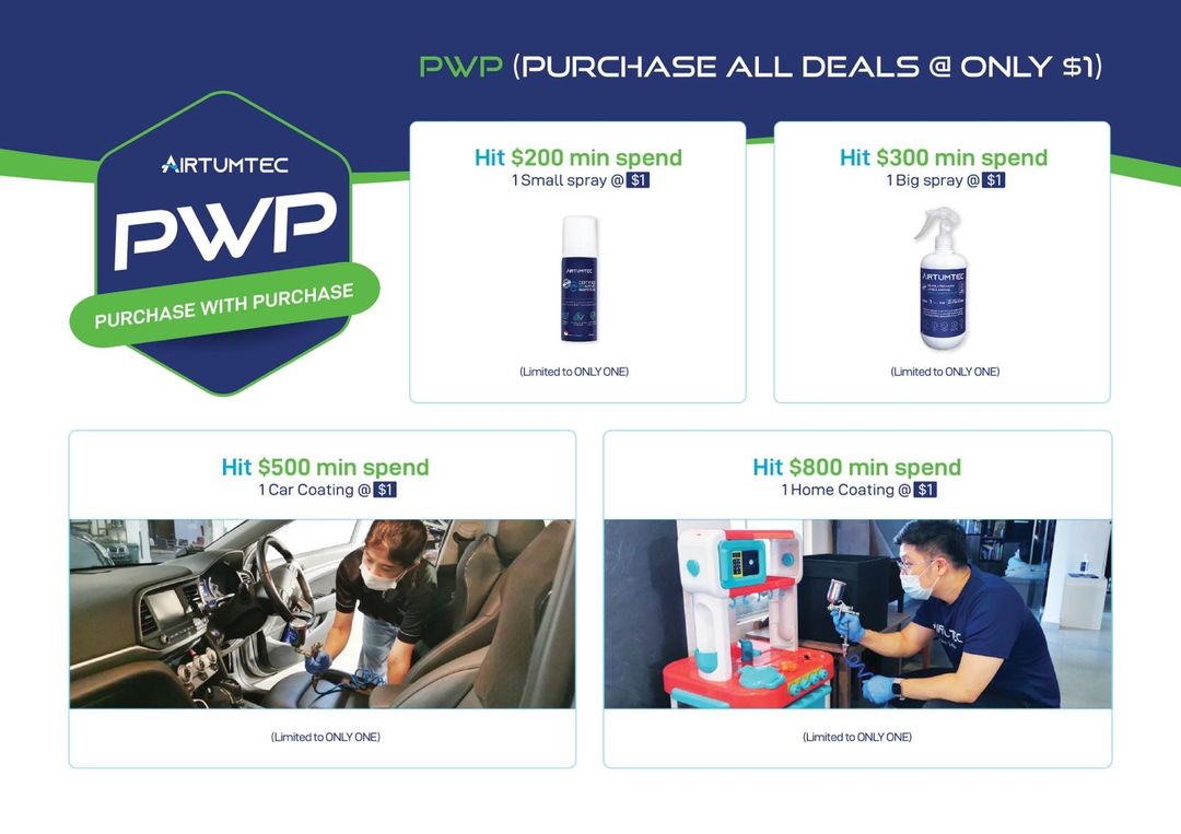 Groupbuy Bundles (PWP) - min $200 on usual groupbuy products to be eligible