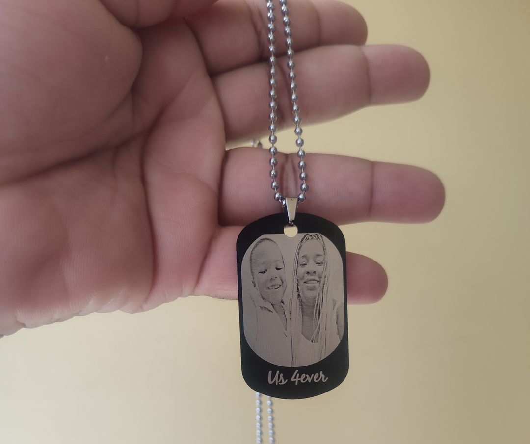 Military Tag Pendant Necklaces