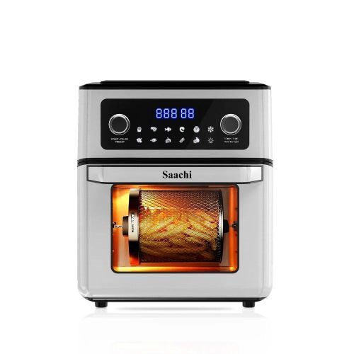 The SAACHI NL-AF-4783 is a 12-liter digital air fryer oven with 11 cooking functions